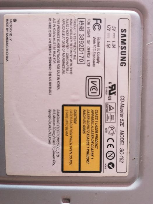 Leitor de Cd's Samsung64409171954819121