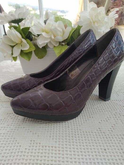 Sapatos pele de cobra, elegantes - Seaside - Tamanho 37
