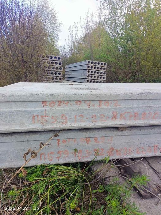 Залишки з будівництва нові плити перекриття