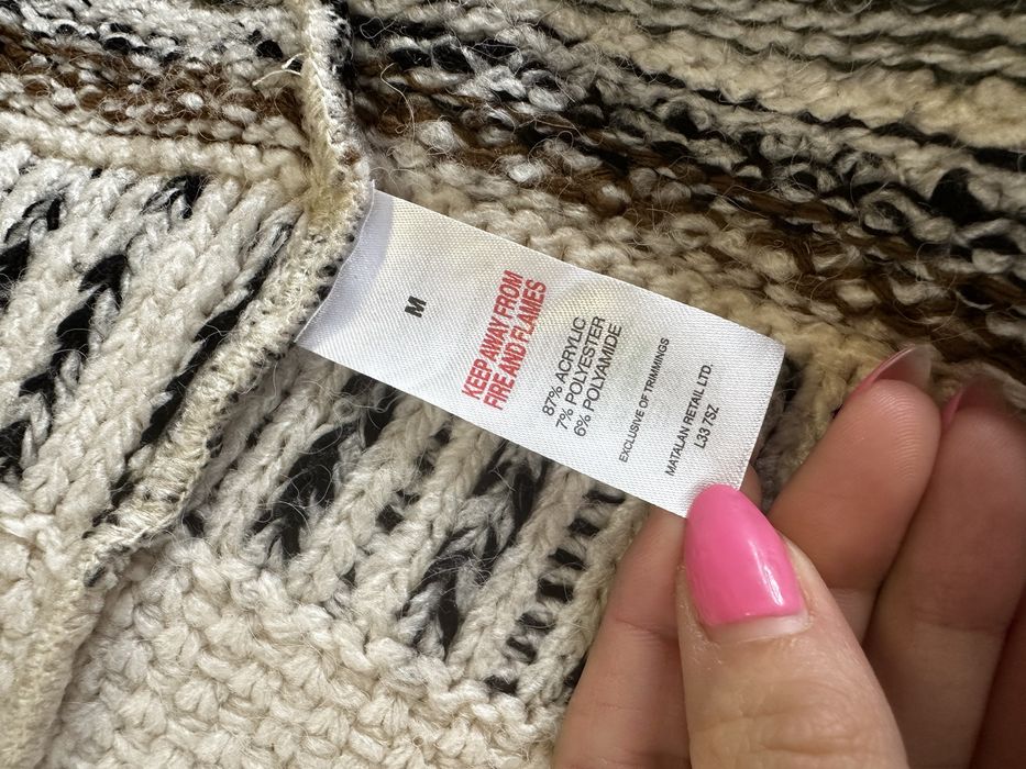 Sweter kardigan papaya rozmiar M