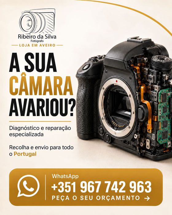 Reparação de máquinas fotográficas em Aveiro