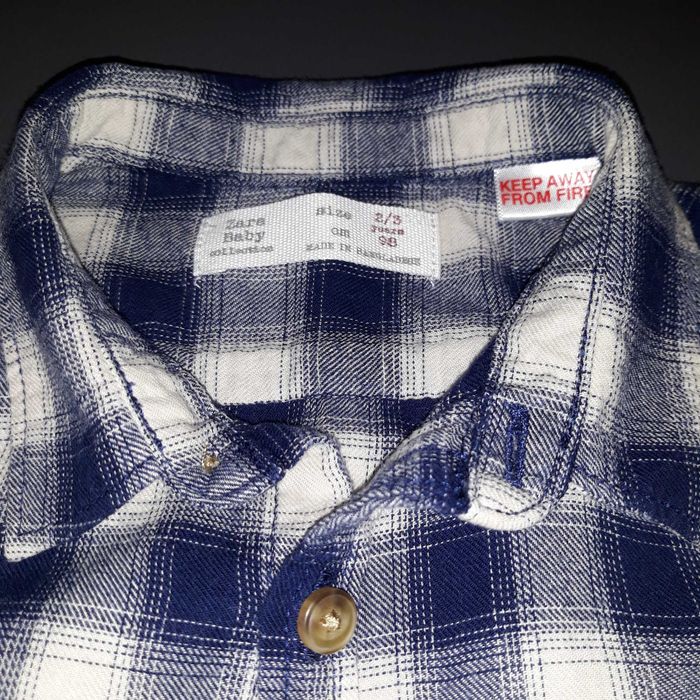 Camisa ZARA 2/3 Anos - IMPECÁVEL