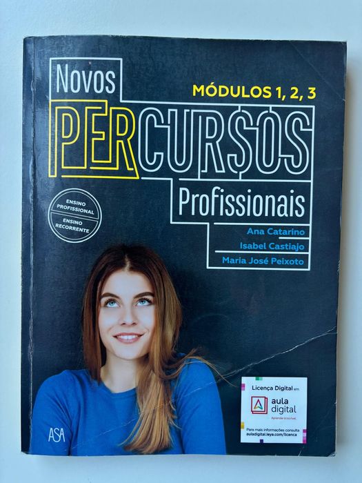 Novos percursos profissionais - manual escolar de  português