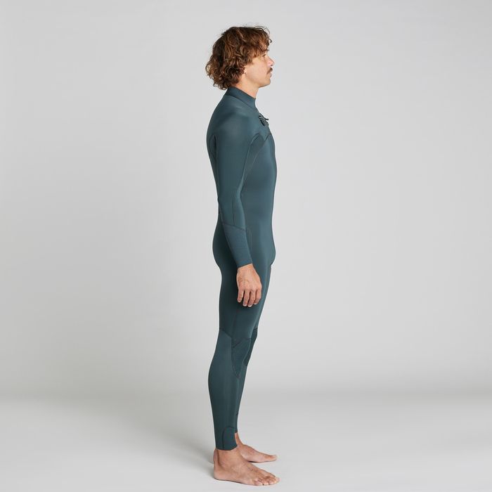 Fato de Surf 900 Neoprene 3/2 mm Homem Verde escuro
