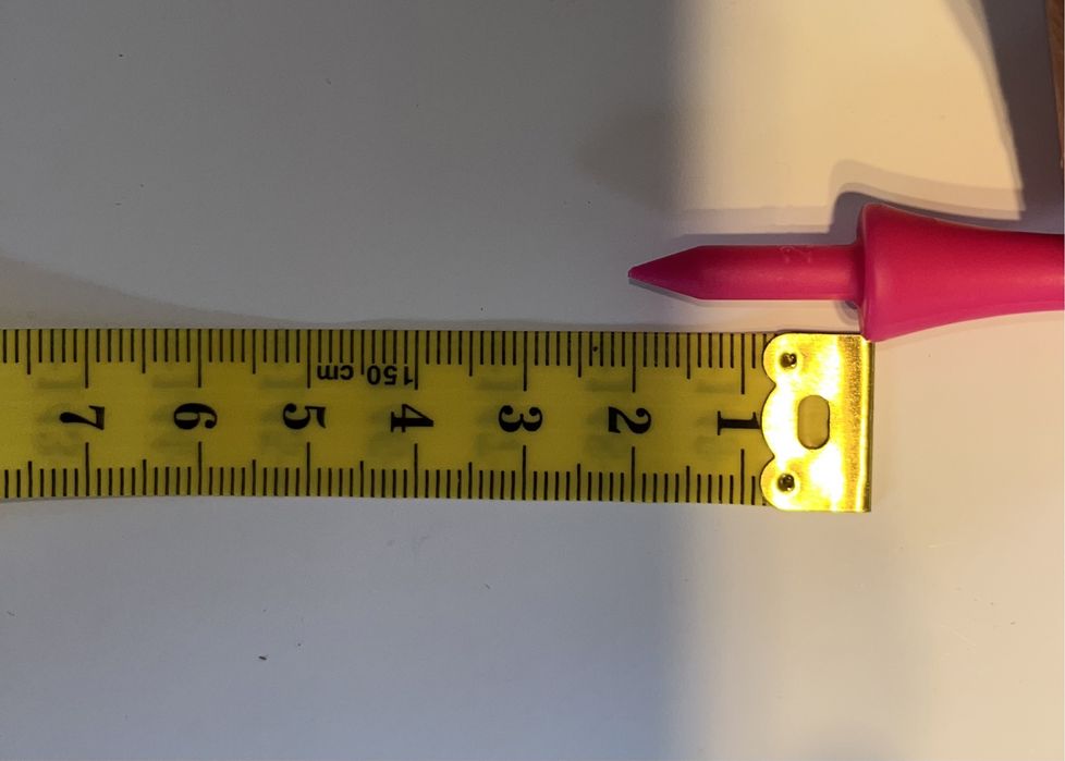 8 szt. - Tee golf plastikowe 59mm polecam