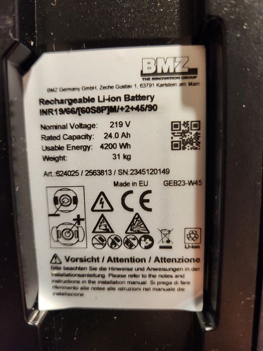 Terrae 18650 30e BMZ В НАЯВНОСТІ 18650 блок 480шт 60s8p