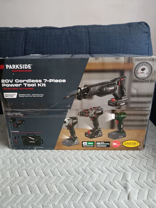 20V Wielofunkcyjny zestaw narzędzi akumulatorowych Parkside Performanc