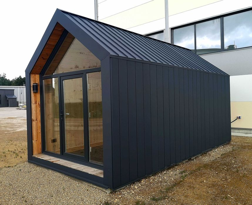 Модуль Мини Дом Дача Офис Домик для сдачи в аренду в стиле Barn House