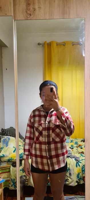 Camisa xadrez 10 anos