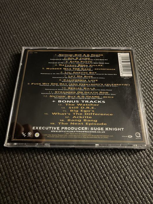 Death Row Records Presents: The Chronicle (2001) CD