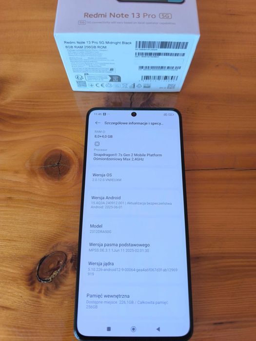 Xiaomi Redmi Note 13 Pro 5G 8/256GB - Jak Nowy