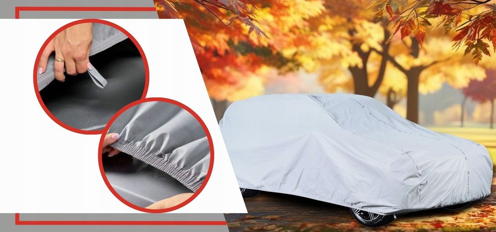 Pokrowiec Na Samochód Hatchback Auto Plandeka Classic Całoroczny fv