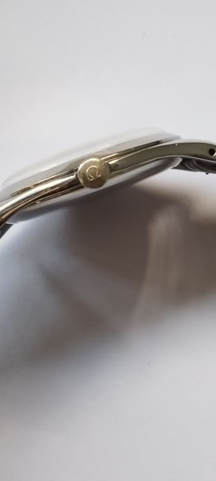 Oryginalny szwajcarski zegarek Omega oversize