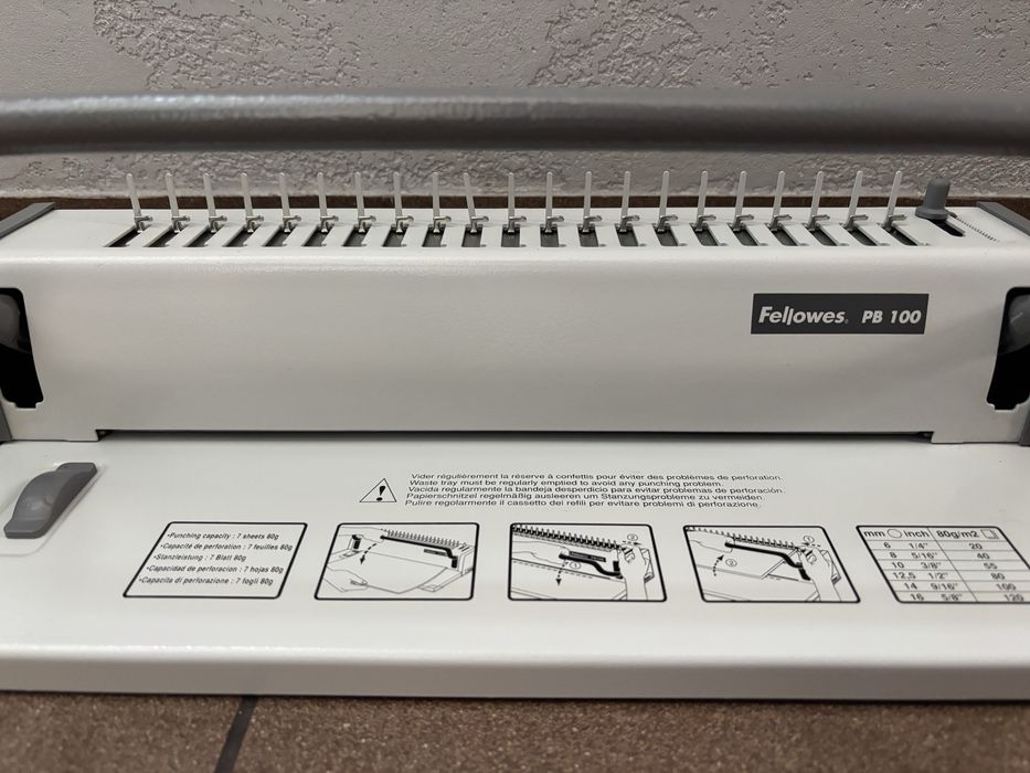 Bindownica do papieru Fellowes PB100