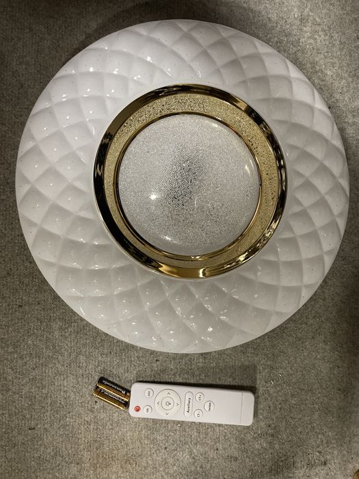 Plafon Tokyo gold, ściemnialny + pilot + baterie