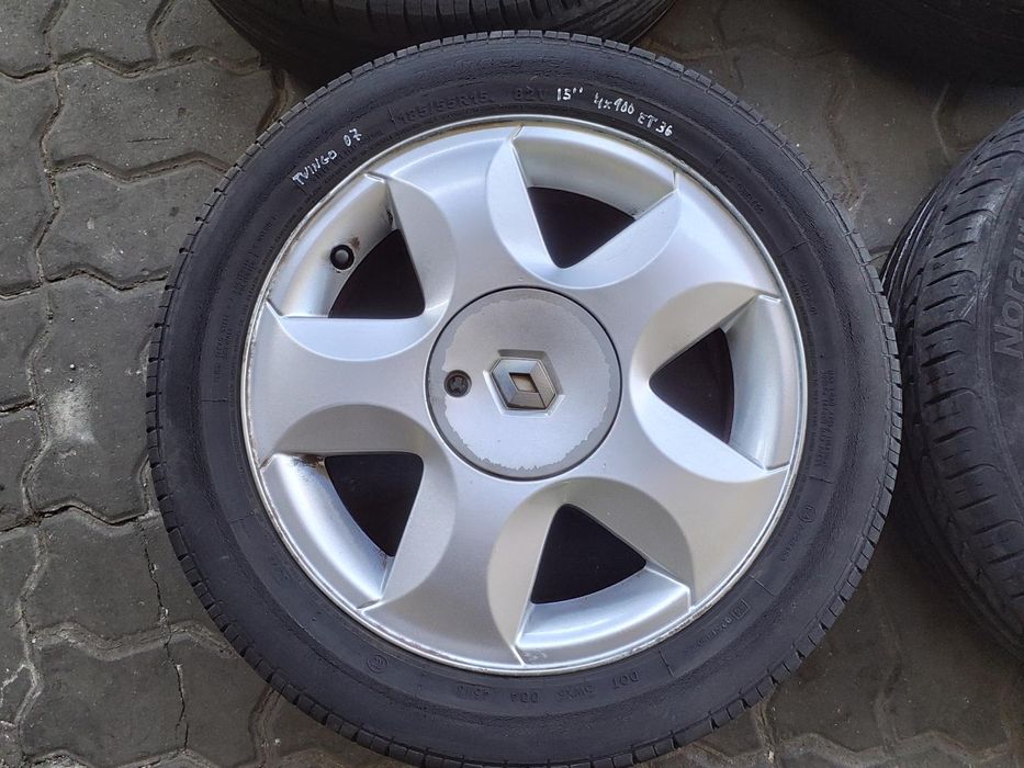 Jantes Renault R15 Com Pneus 185/55 Furação 4X100