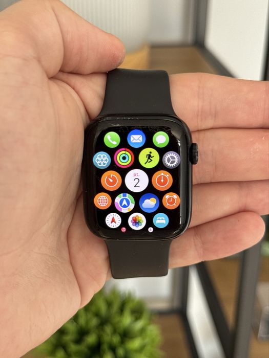 Apple Watch 7 czarny północ 45mm