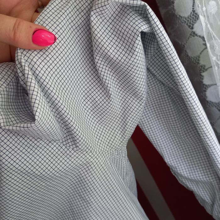 Koszula męska w krateczkę L