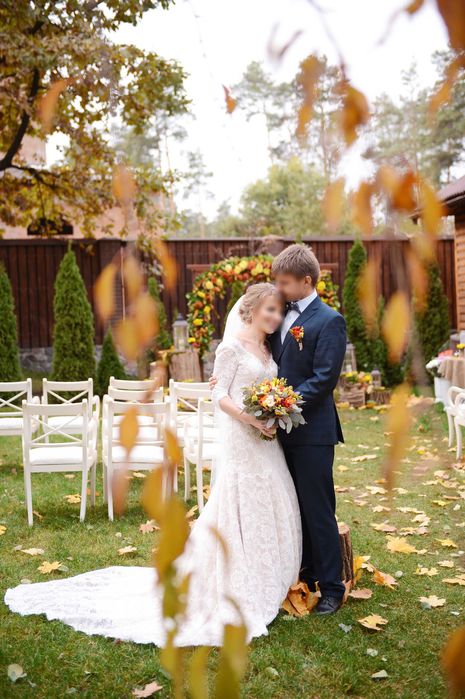 Весільна сукня Armonia (кольору капучіно)