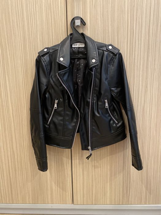 Шкіряна куртка, косуха, шкірянка H&M, p. 134