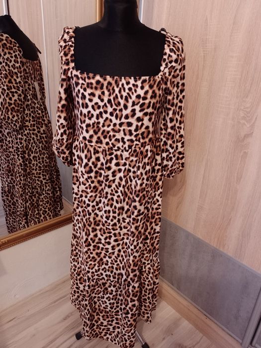 Nowa sukienka MIDI panterka rozm M Primark