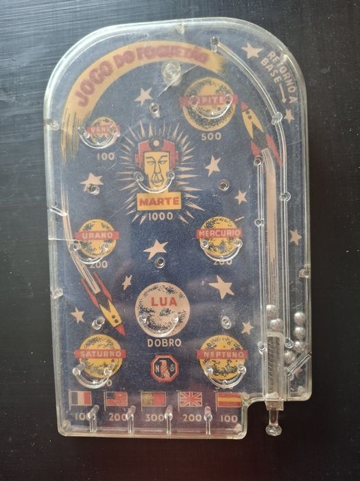 Brinquedo especial antigo português flippers anos 60 70