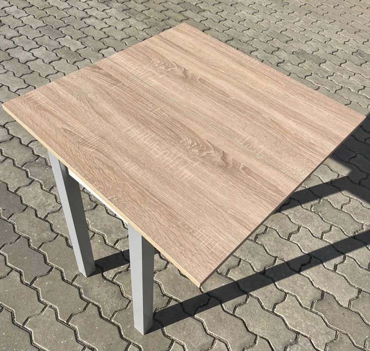 Mesa Consola Convertível / Mesa de Livro Efeito Carvalho – Como Nova