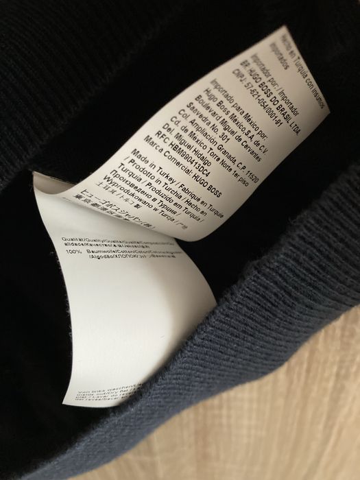 Sweter * HUGO BOSS * Rozmiar XL * Regular Fit * Granatowy * UŻYWANY