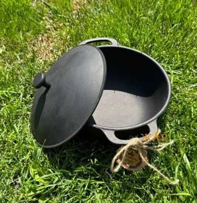 Кришка + чавунна чугун основа = казанок maysternya ( кастрюля )