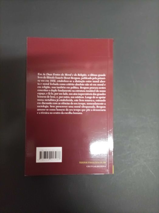 As Duas Fontes da Moral e da Religião

de Henri Bergson

Estado: novo