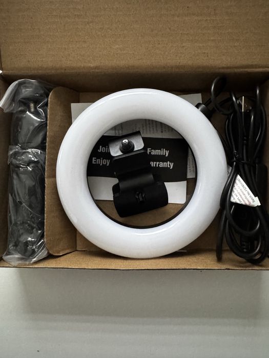 Lampa pierścieniowa do smartphona laptopa