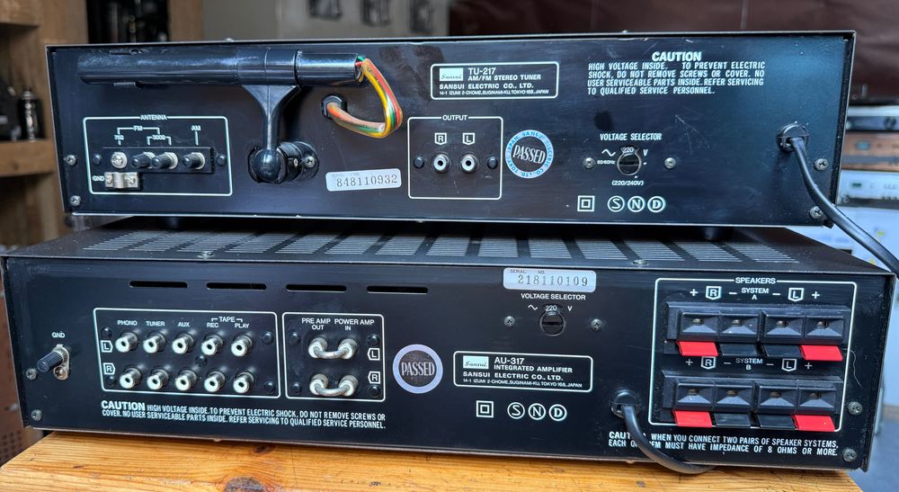 Sansui TU-317 i Sansui AU217