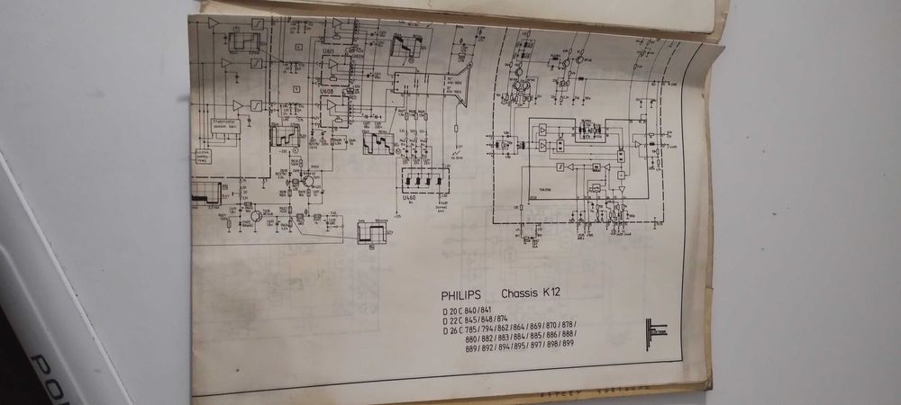 Schemat telewizora Philips