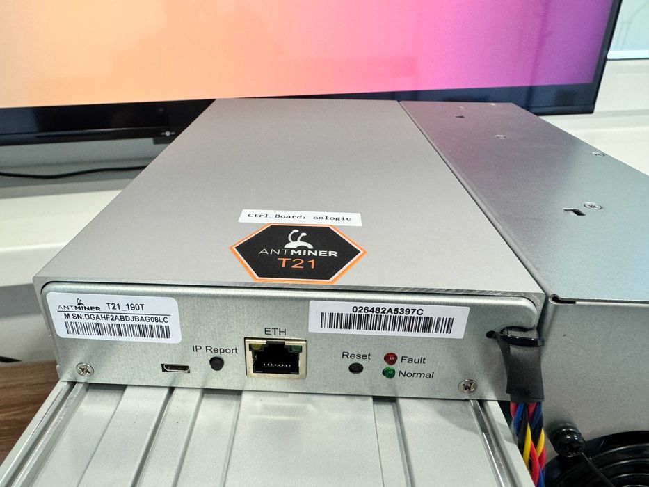 NEW Майнер! Asic Bitmain Antminer T21 190 Th Amlogic miner + Гарантія