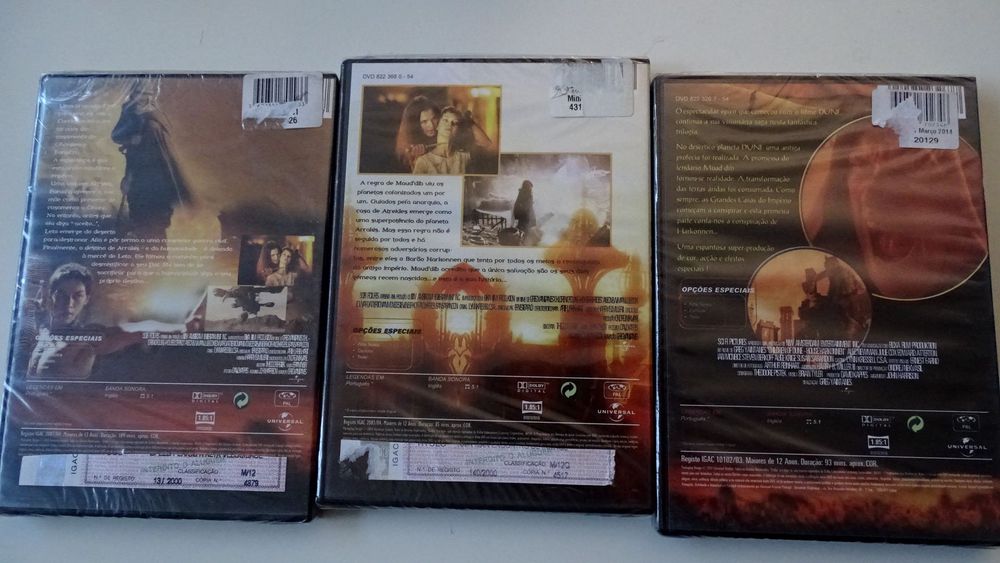 3DVD Dune - Trilogia Dune - Children of Dune - RAROS - NOVOS/SELADOS