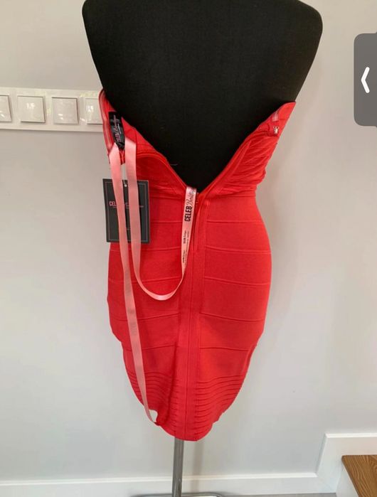 sukienka bandażowa Herve leger metka