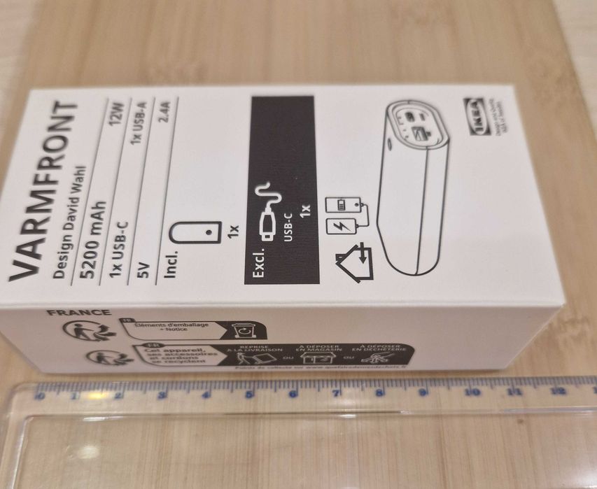 Powerbank Ikea 5200 mAh,  пауер банк, зарядное устройство