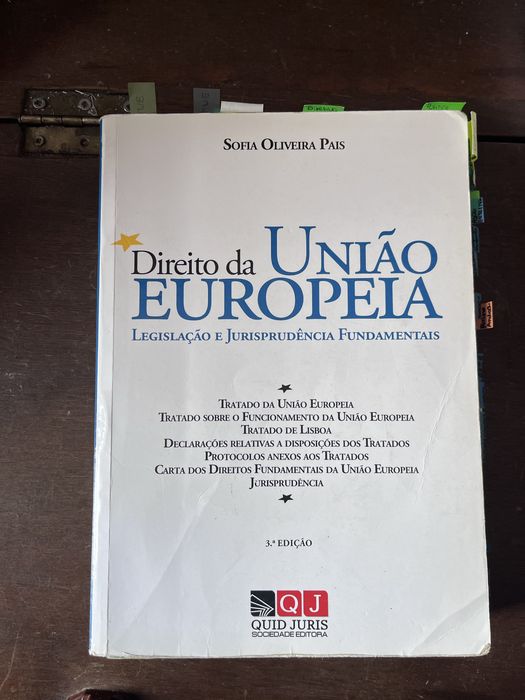 Direito da União Europeia Legislacão e Jurisprudência Fundamentais