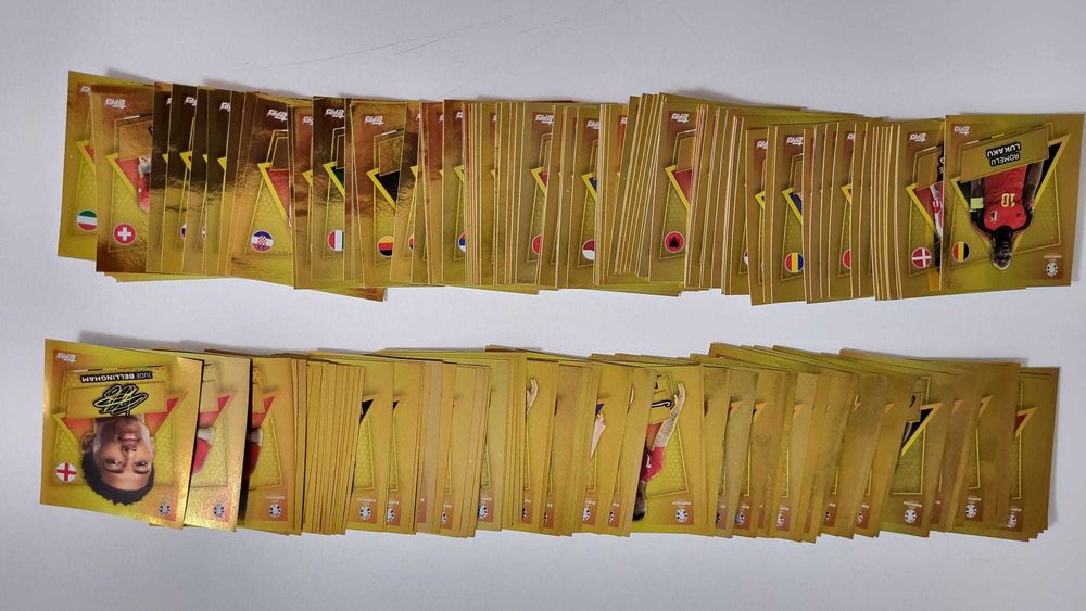 EURO 2024: lote de 500 cromos todos diferentes incluindo todos os 27 cromos de Portugal