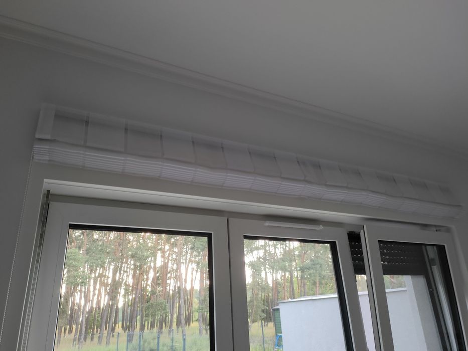 Roleta rzymska z mechanizmem na okno tarasowe 2,5x2,7m