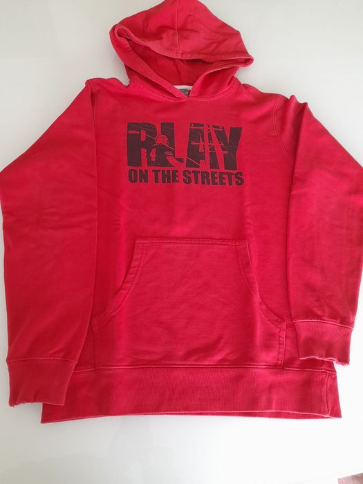 Sweatshirt vermelha rapaz zara kids 13/14