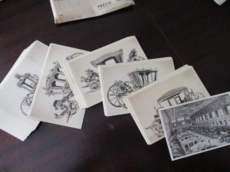 Postais antigos do Museu dos coches 38 Postais.