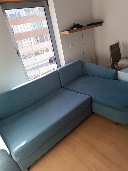 Sofá Cama - 3 lugares com arrumação – 120€
Vendo sofá de três lugares,
