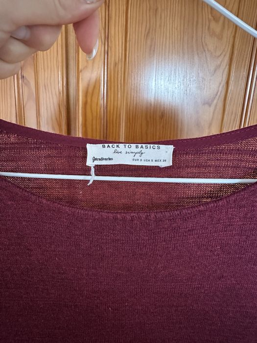 Camisola Stradivarius Vermelha