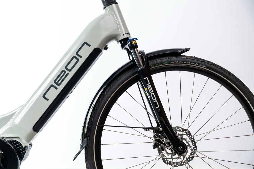 Nowy Rower Elektryczny Neon VIVID 1.0 szary promocja wyprzedaż kurier
