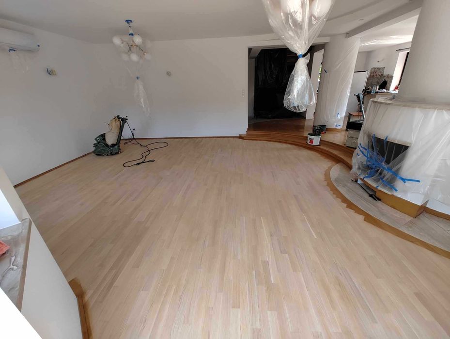 CYKLINOWANIE BEZPYŁOWE Renowacja Podłogi Drewnianej i Schodów