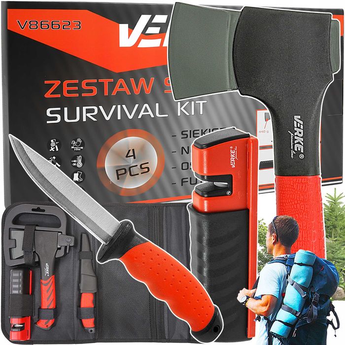 Zestaw survivalowy wojskowy przetrwania niezbędnik 4 EL.