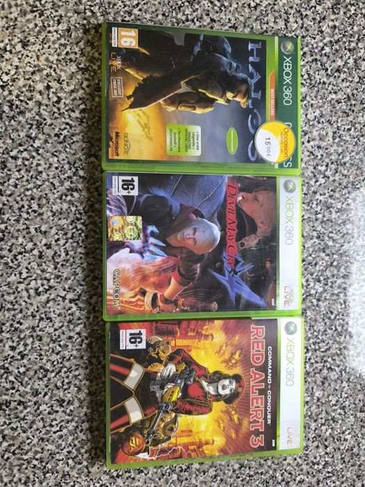 Devil may cry 4/Halo 3/Command and conquer red alert 3 Xbox 360