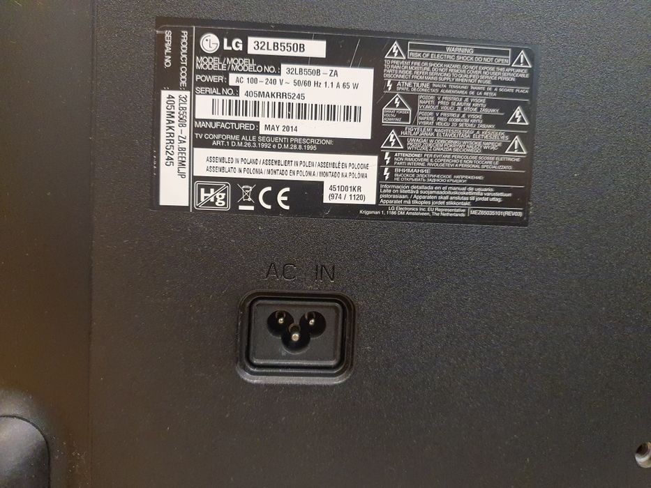 Telewizor LG32LB550B