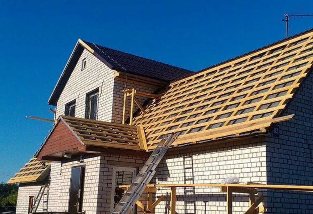 Ремонт крыши, рубероид. Замена старой. Мягкая кровля, гидроизоляция